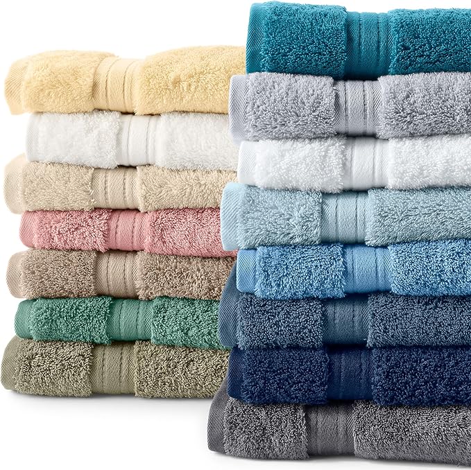 Lands' End Supima Towel Rich Steel Bath- Bath Sheet