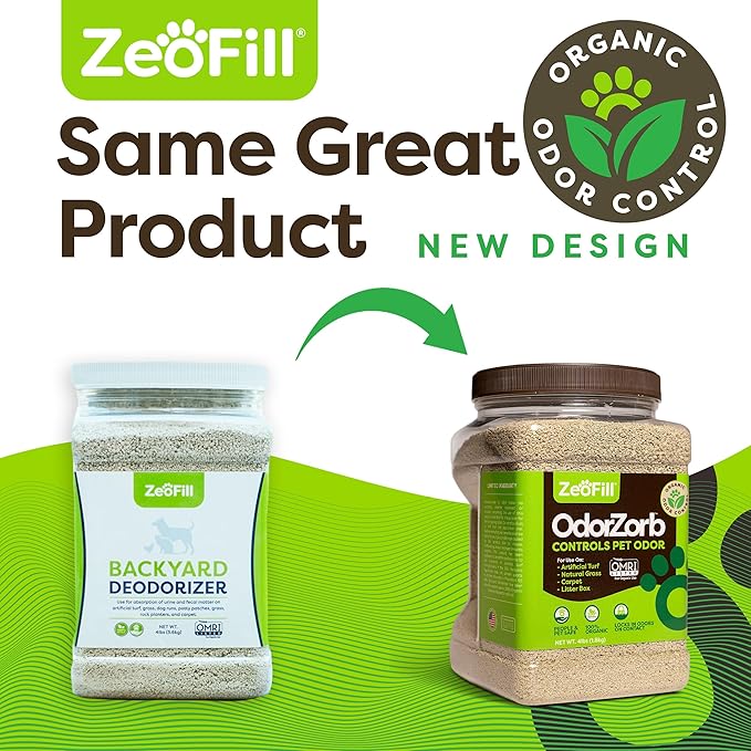 Backyard Deodorizer – Eliminates Pet Urine & Poultry Odors for Artificial Turf, Grass, Lawns, Patios, Concrete & Playgrounds | Dog, Cat Litter Box Deodorizer, Chicken Coop Refresher | 4 lbs.