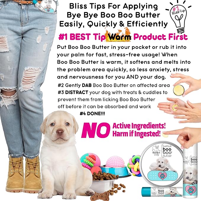 The Blissful Dog .50 oz Tube Labrador Retriever Booboo Butter