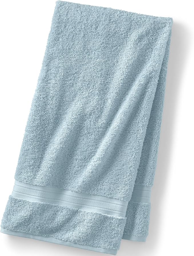 Lands' End Supima Towel Dusty Blue Bath- Bath Towel