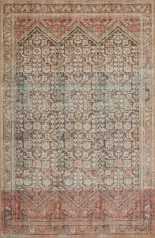 Loloi Loren Collection LQ-17 Charcoal/Multi 8'-4" x 11'-6" Area Rug