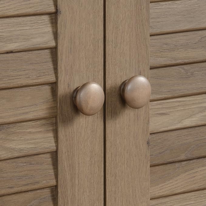 Sauder Harbor View Storage Cabinet/ Pantry Cabinet, Salt Oak finish