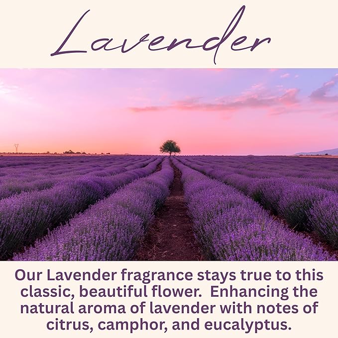 Lavender Scented Candle, Many Scents to Choose from, All Natural Non-Toxic Soy Wax, Handmade in The USA (Lavender)