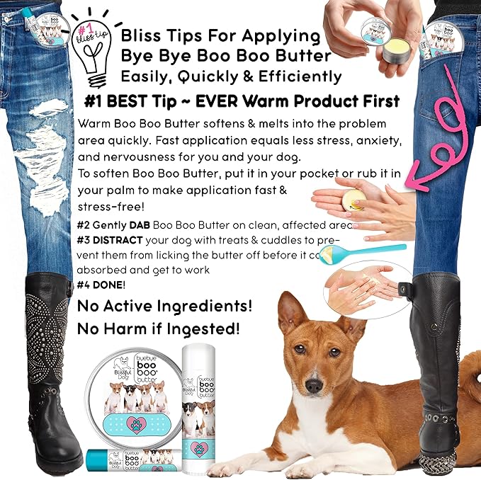 The Blissful Dog Basenji Boo Boo Butter, 8-Ounce