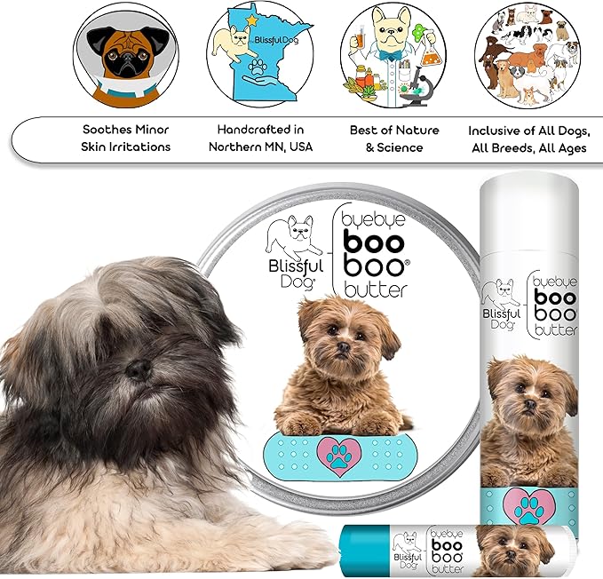 The Blissful Dog Lhasa Apso Boo Boo Butter, 0.15-Ounce