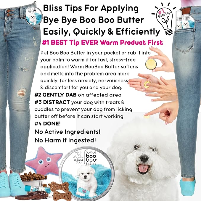 The Blissful Dog Bichon Frise Boo Boo Butter, 4-Ounce