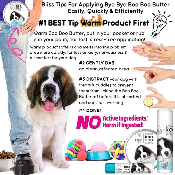 The Blissful Dog Saint Bernard Boo Boo Butter, 16 oz.