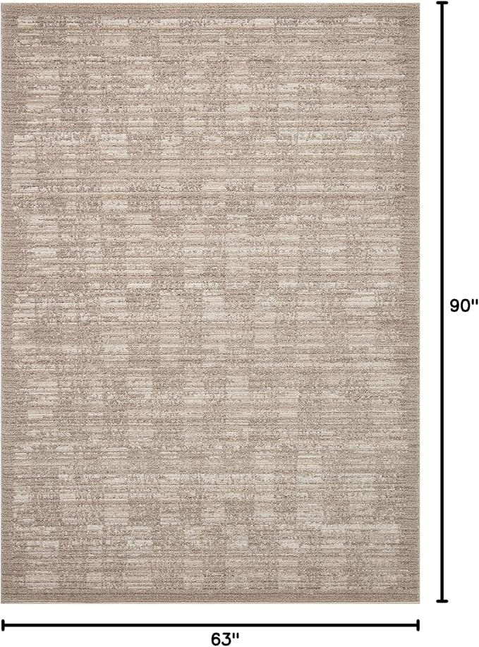 Loloi Darby Collection DAR-07 Pebble/Sand 5'-3" x 7'-6" Area Rug