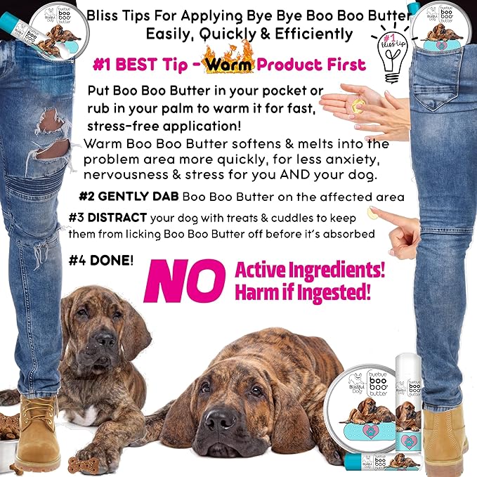 The Blissful Dog Fila Brasiliero Boo Boo Butter, 16 oz.