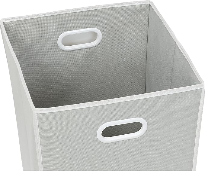Simple Houseware Foldable Closet Laundry Hamper Basket, Grey
