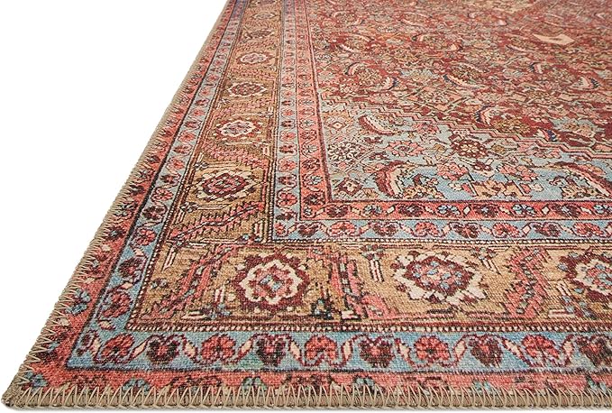 Loloi Loren Collection LQ-06 Red/Multi 8'-4" x 11'-6" Area Rug