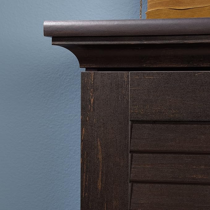 Sauder Harbor View Storage Cabinet/ Pantry cabinets, Antiqued Paint finish