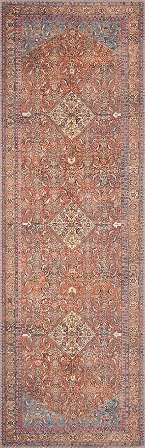 Loloi Loren Collection LQ-06 Red/Multi 2'-3" x 3'-9" Accent Rug