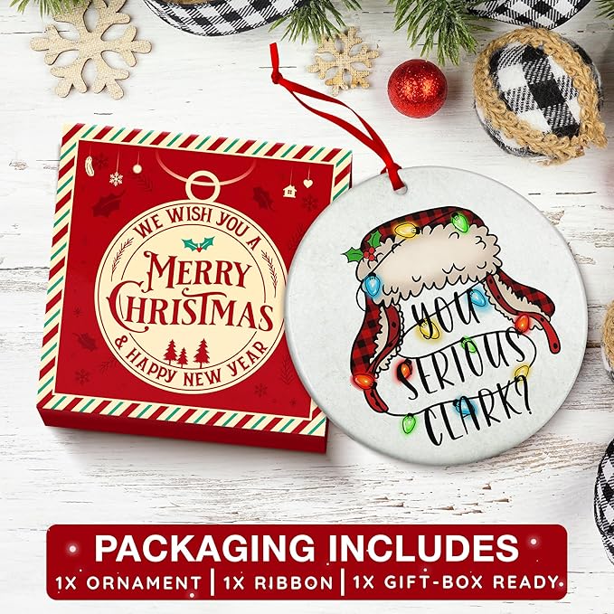Christmas Vacation Ornaments - Classic Ornament for Christmas Tree Decor, Unique Comedy Ornaments, Ideal Movie Ornament Gifts, Highlights from A Vacation Movie