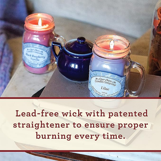 Our Own Candle Company Root Beer Float Scented Mason Jar Candle, 100 Hour Burn Time, 13 Ounces