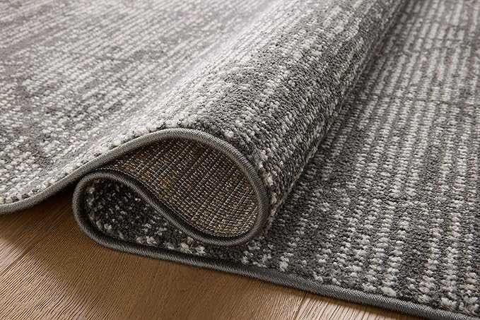 Loloi Kamala Collection KAM-06 Charcoal/Ivory 4'-0" x 6'-0" Accent Rug