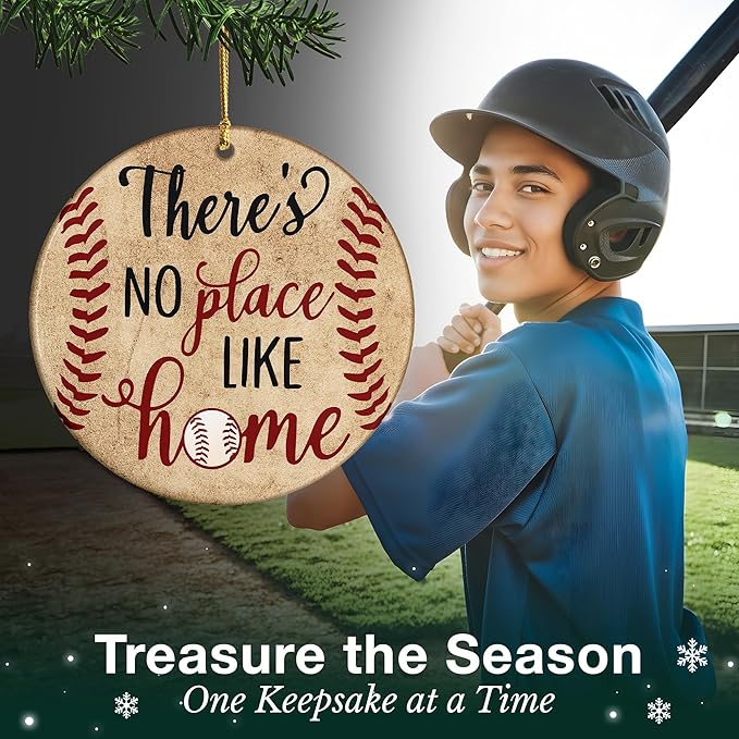 Baseball Ornaments for Christmas Tree - Ideal Sports Ornaments for Boys, Christmas Baseball Decor, Mini Baseball Ornament for The Festive Season 2025, Perfect Sport Gifts for Player