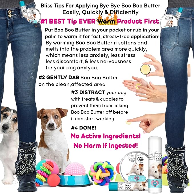 The Blissful Dog 4 oz TIN Jack Russell Terrier Booboo Butter