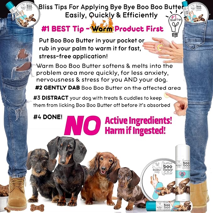 The Blissful Dog 8 oz TIN Dachshund Booboo Butter