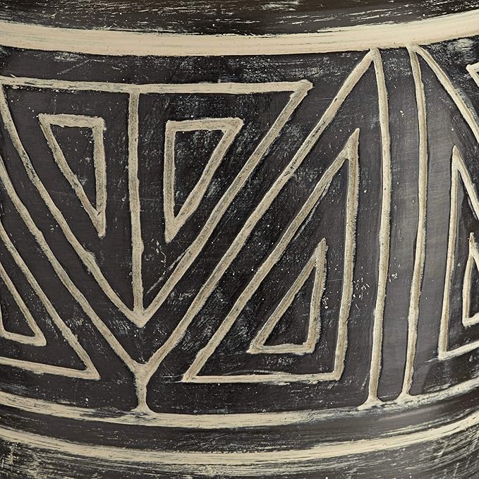 John Timberland Miguel Rustic Southwestern Style Table Lamp 32" Tall Earth Tone Jar Linen Fabric Drum Shade Decor for Living Room Bedroom House Bedside Nightstand Home Office Entryway Reading