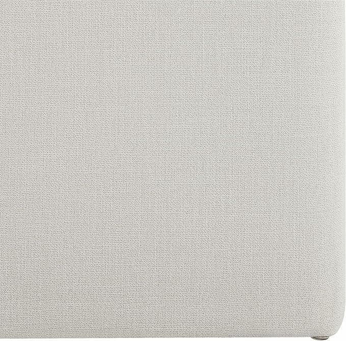 CHITA Dining Chairs with Casters Set of 2, FSC Certified Upholstered Armless Modern Rolling Dining Chairs with Rollers for Bedroom Reading Room Living Room, Linen