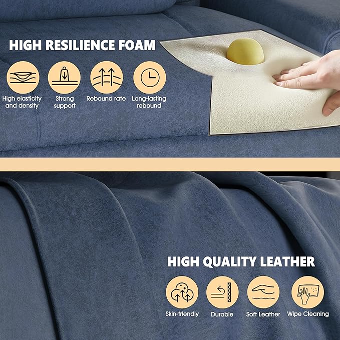 ELABEST C39 Cross Legged Office Chair with Footrest & Convertible Armrests-Pet-Friendly Criss Cross Home Desk Chair, Ergonomic Big and Tall Executive Chair with Lumbar Pillow