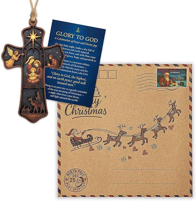 Christmas Ornament 2025 - Christian Christmas Ornaments - Religious Christmas Ornaments - Christmas Ornaments - Christian Christmas Decor - Christmass Decoration