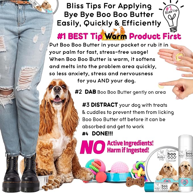 The Blissful Dog 8 oz TIN Cocker Spaniel Booboo Butter