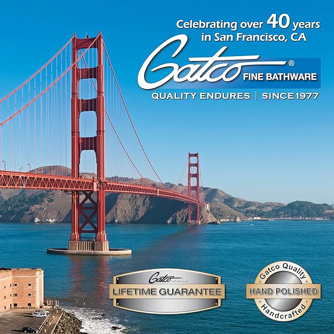 Gatco 1382 Elegant Table Mirror 9.75" W x 12" H