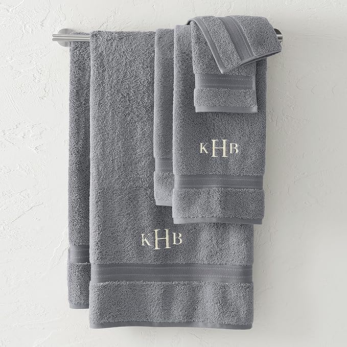 Lands' End Supima Towel Rich Steel Bath- Bath Sheet