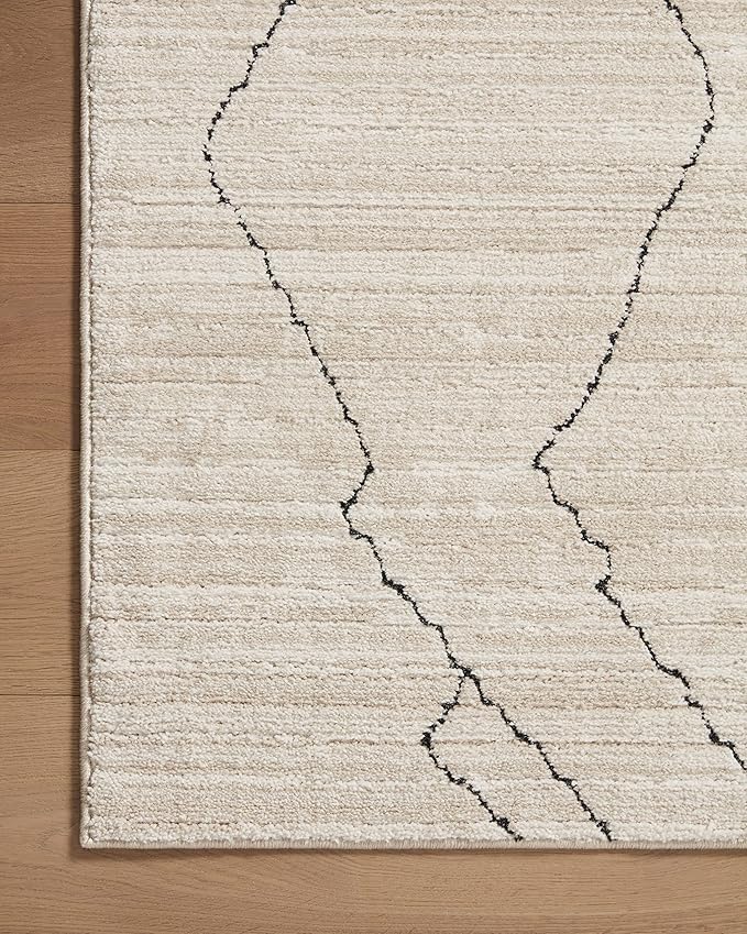 Loloi Darby Collection DAR-03 Sand/Charcoal 9'-2" x 13' Area Rug