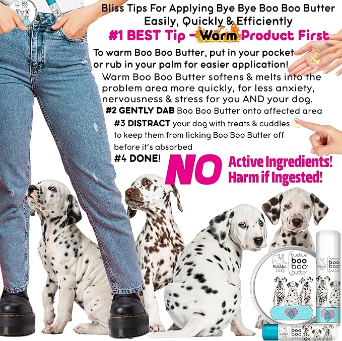 The Blissful Dog Dalmatian Boo Boo Butter, 0.15-Ounce