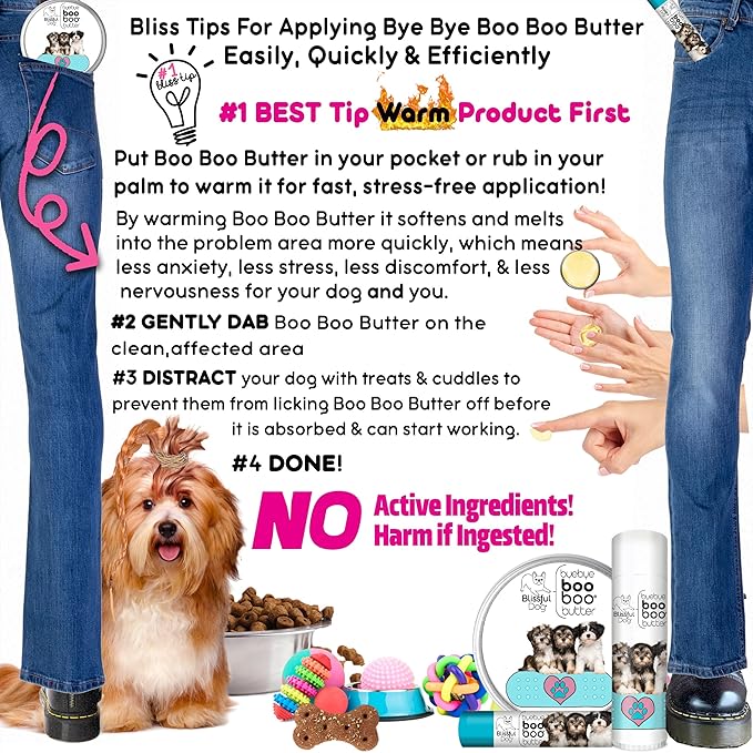 The Blissful Dog Havanese Boo Boo Butter, 0.15-Ounce