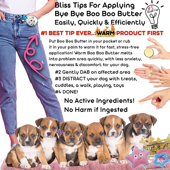 The Blissful Dog 1 oz TIN American Staffordshire Terrier Booboo Butter