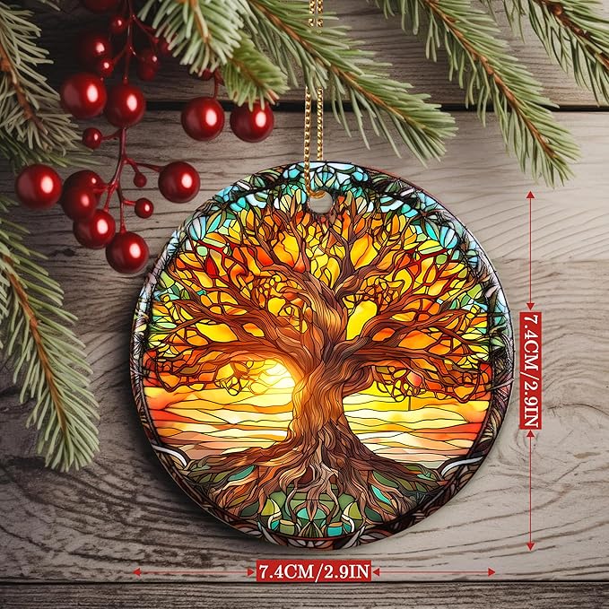 Christmas Ornament, Tree of Life Ornament, Christmas Decoration, Heirloom Keepsake, Holiday Ornaments, Xmas Gift Exchange, Gift Idea, Christmas Tree Ornament