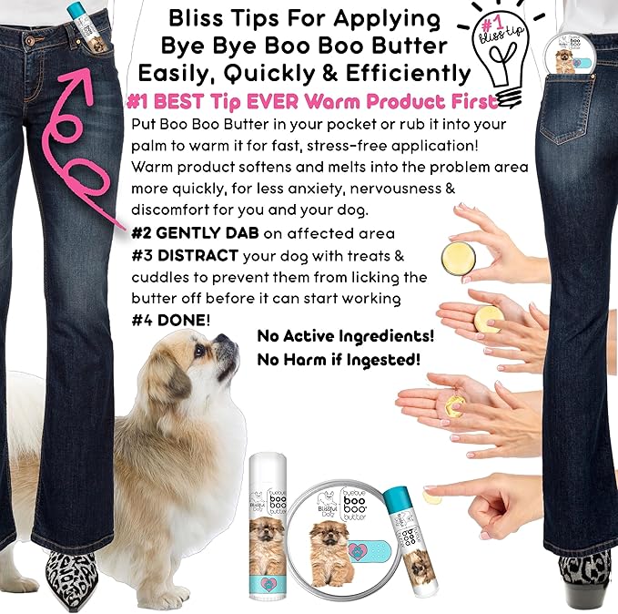 The Blissful Dog Tibetan Spaniel Boo Boo Butter, 16 oz.