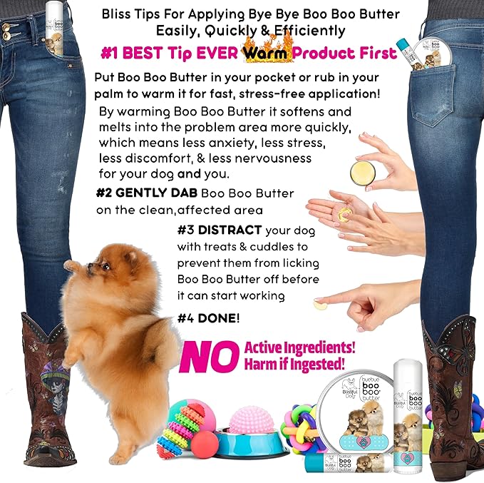 The Blissful Dog 2 oz TIN Pomeranian Booboo Butter