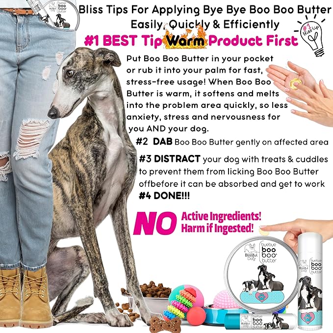 The Blissful Dog Greyhound Boo Boo Butter, 8-Ounce