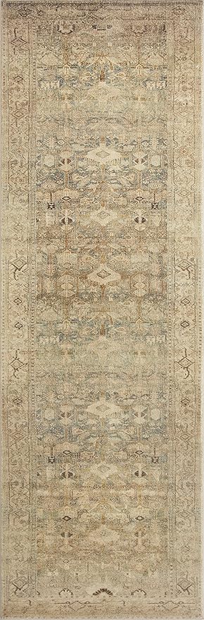 Loloi Margot Collection MAT-04 Antique/Sage 7'-6" x 9'-6" Area Rug feat. CloudPile, No-Shed Easy Clean Large Patterned Area Rug for Living Room, Bedroom, Dining Area