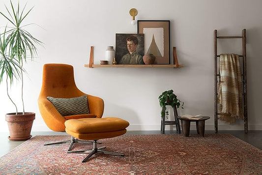 Loloi Loren Collection LQ-06 Red/Multi 2'-3" x 3'-9" Accent Rug