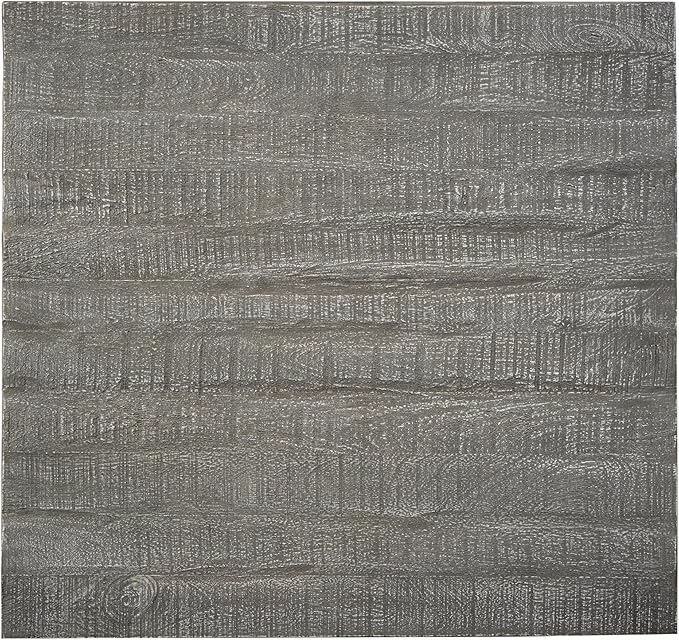 TUP THE URBAN PORT Rydan Coffee Table | 33 Inch Square Block Top | Sandblasted Gray Mango Wood