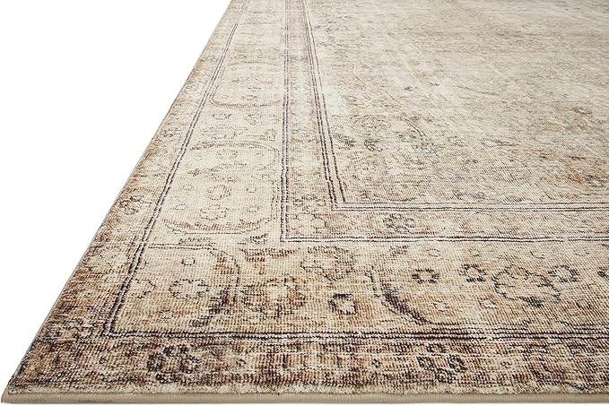 Loloi Margot Collection MAT-01 Antique/Sage 2'-6" x 9'-6" Runner Rug feat. CloudPile, No-Shed Easy Clean Large Patterned Area Rug for Living Room, Bedroom, Dining Area
