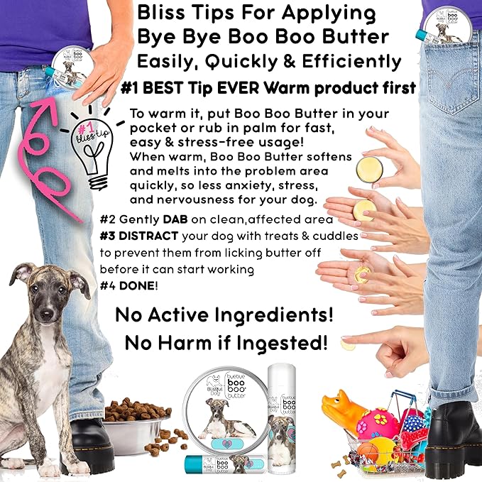 The Blissful Dog Whippet Boo Boo Butter, 16 oz.