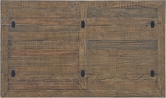 Martin Svensson Home Napa Sofa Console Table, Modular Flip Top Dining or Accent, Solid Natural Wood