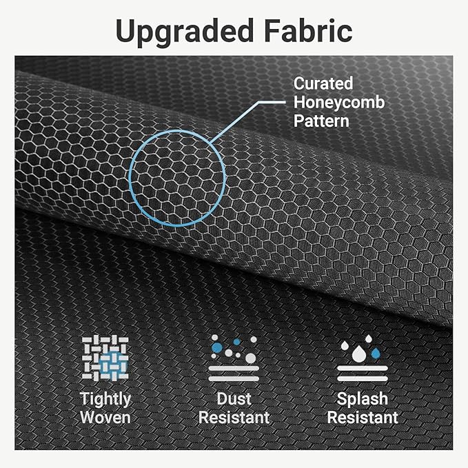 VIPEK V7C Garment Racks with Cover Portable Closets for Hanging Clothes, Heavy Duty Clothes Rack with Shelves Metal Closet Wardrobe, Max 670lbs, White Rack with Black Upgraded Polyester Cover