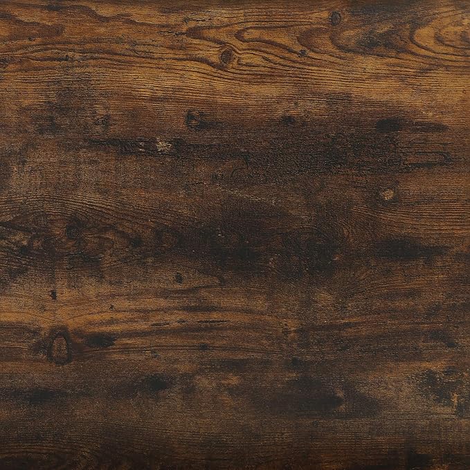 Furinno TURN-N-TUBE Storage Shelves, 5-Tier Book Shelf, Corner Shelf, Toolless Open Shelves, for Organization and Storage, Living Room, Garage, Home Office, Amber Pine