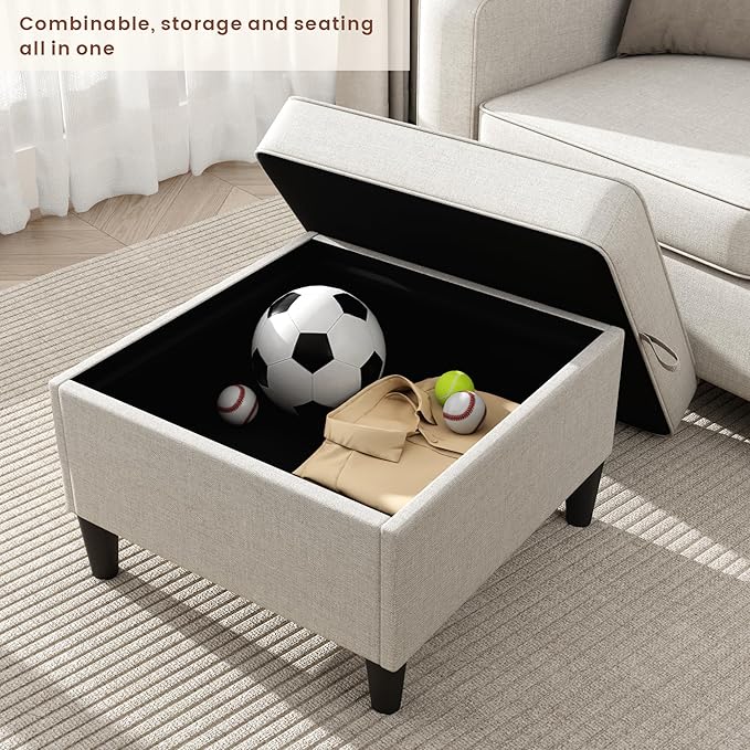 Sectional Sofa Couches for Living Room - 78''Convertible Modular Three-Seater L-Shaped Pet-Friendly Couch,Washable Sofa Cover-Bench Storage, Suitable for Small Living Room, Apartment,Office