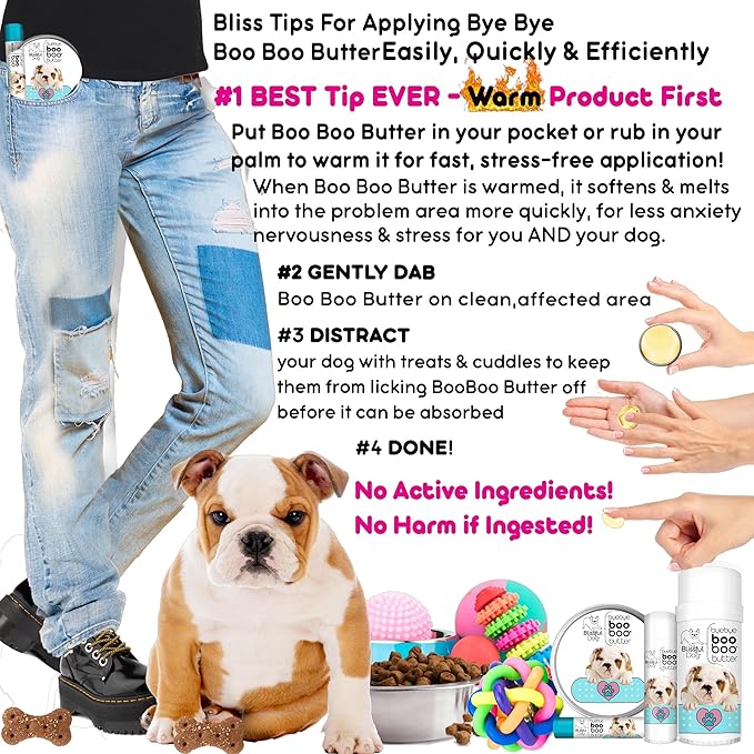 The Blissful Dog 4 oz TIN Bulldog Booboo Butter