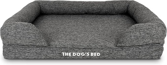 The Dog's Bed Replacement Outer Cover ONLY (Outer Cover ONLY - NO Bed, NO Waterproof Inner) for The Dog's Bed, Washable Oxford Fabric, Medium (Grey Linen)