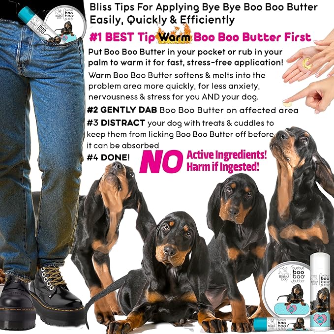 The Blissful Dog Coonhound Boo Boo Butter, 0.50-Ounce